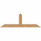 Ekena Millwork Portland Smooth Timber Gable Bracket, Western Red Cedar, 48"W x 16"H x 1 1/2"D x 3 1/2"F, 8/12 Pitch GBW048X16X0204POR00SWR - alternate 1